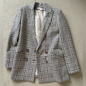 Veronica Beard Oria Dickey Jacket Navy/Ivory